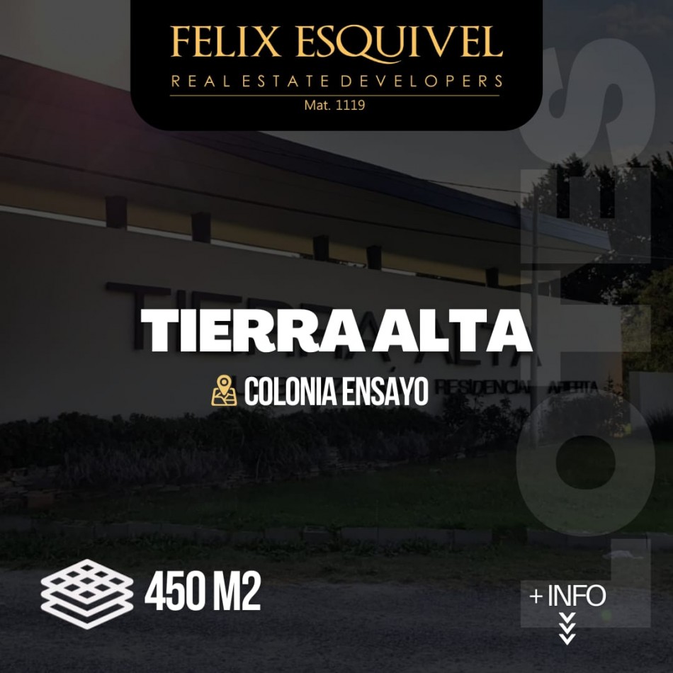URBANIZACIÓN RESIDENCIAL ABIERTA "TIERRA ALTA"