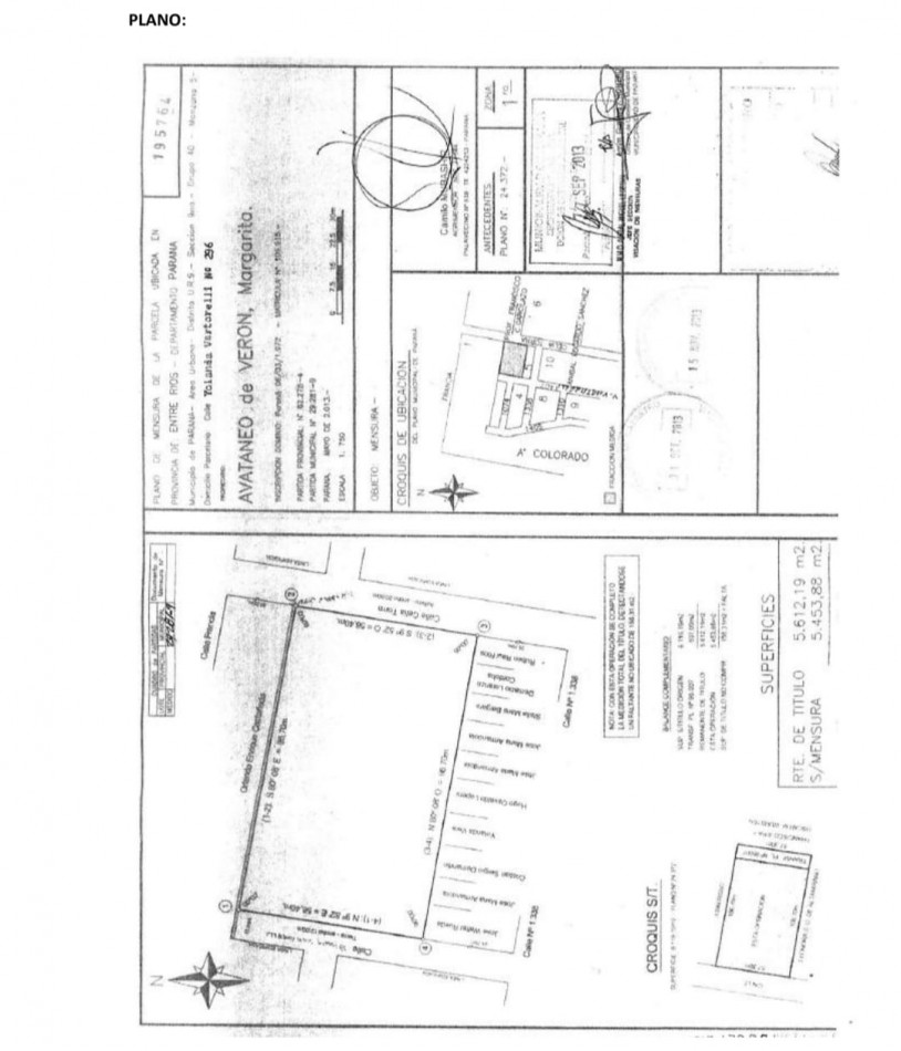 VENTA - IMPORTANTE TERRENO - ZONA CELIA TORRA & FRANCIA