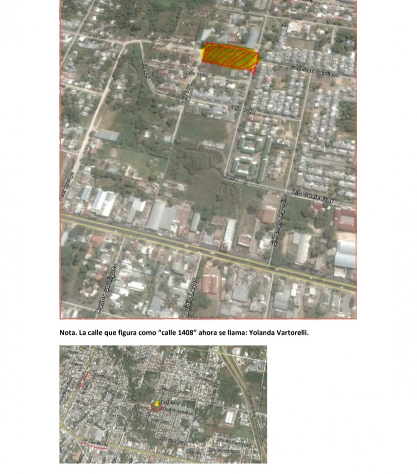 VENTA - IMPORTANTE TERRENO - ZONA CELIA TORRA & FRANCIA