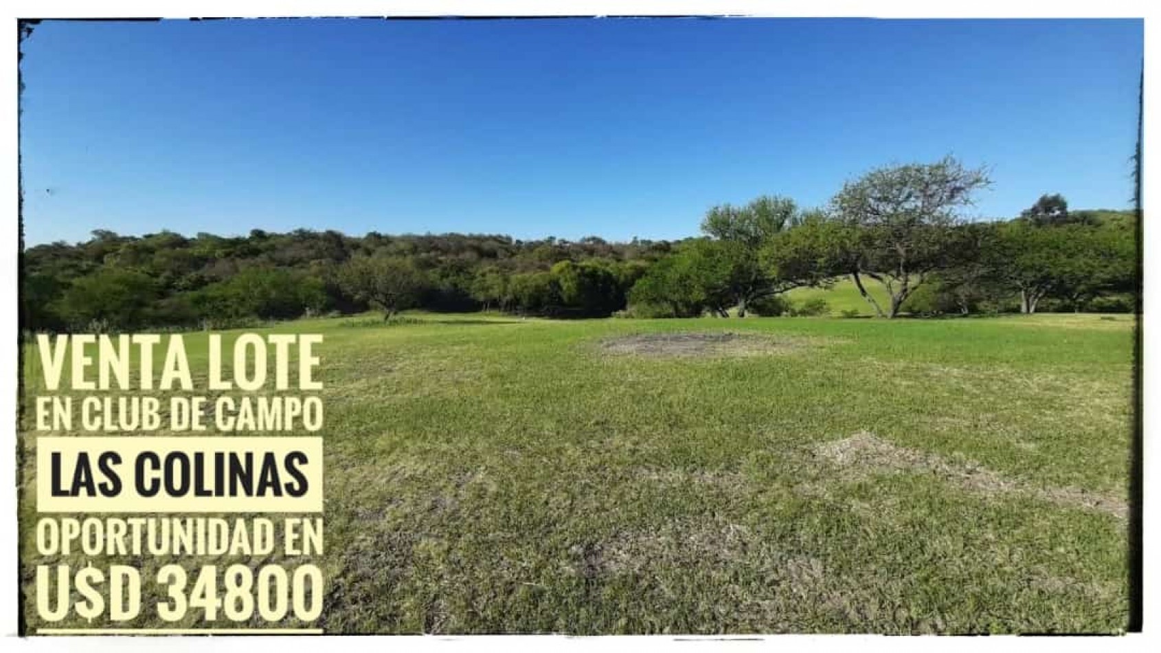 VENTA - TERRENO / LOTE - CLUB De CAMPO LAS COLINAS